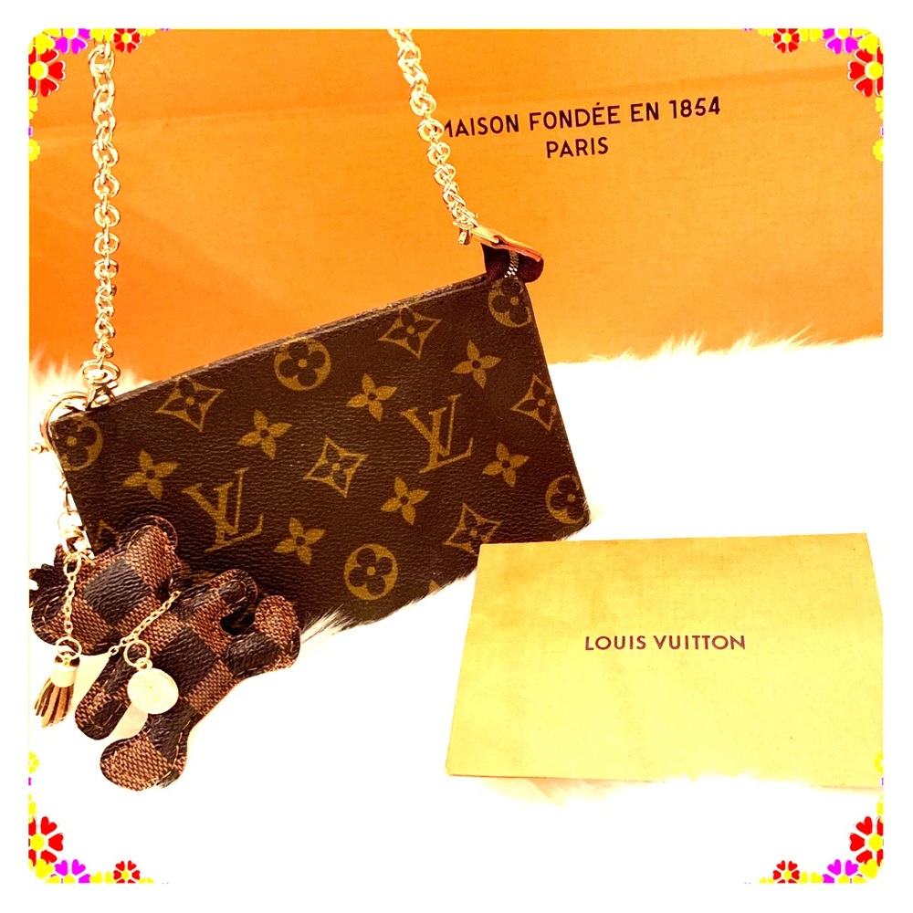 💯AUTHENTIC LOUIS VUITTON MINI POUCHETTE